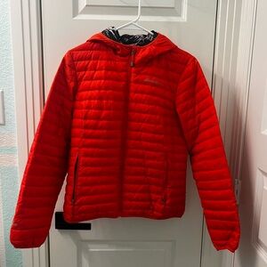 Eddie Bauer Bright Orange Puffer Jacket